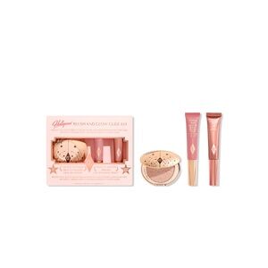 NWT -Charlotte Tilbury Blush and Glow Glide Kit - Pink and Gold